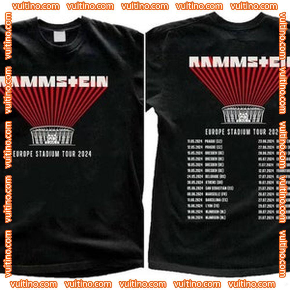 Rammstein Tour 2024 Double Sides Merch