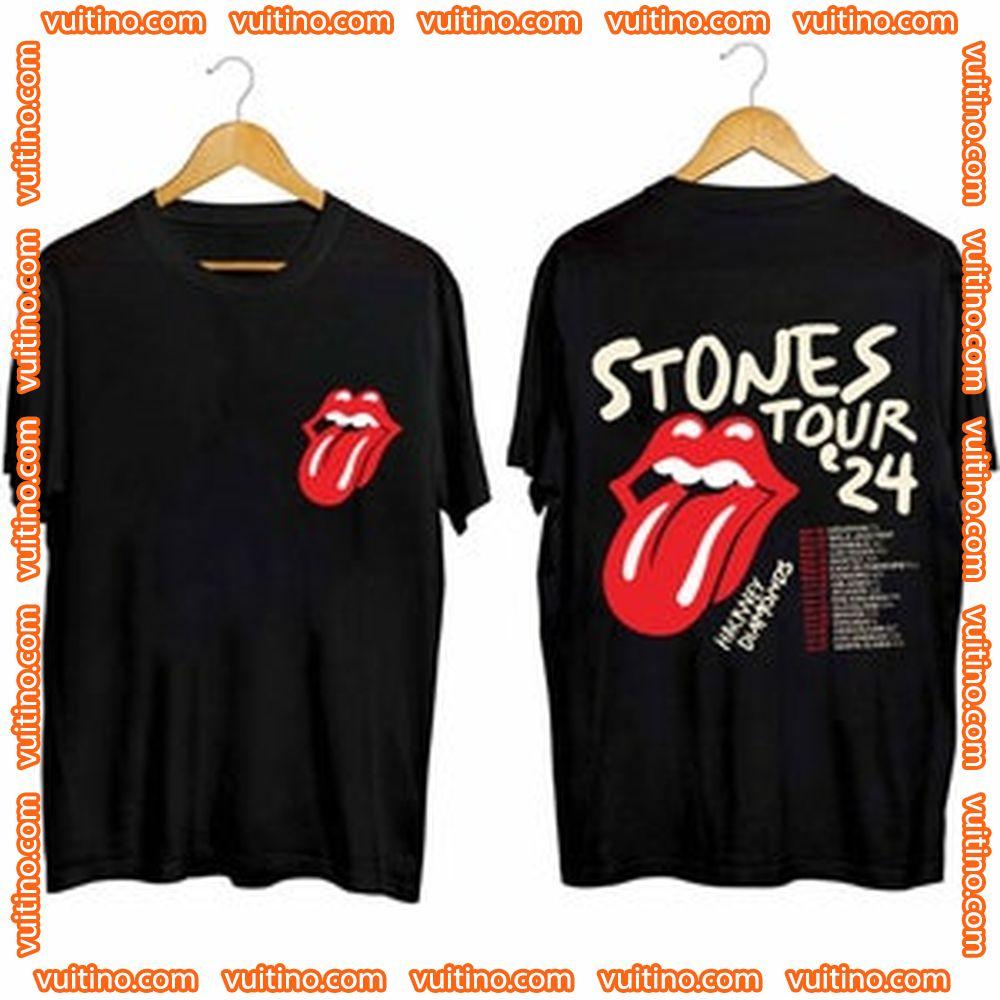 Rolling Stones 2024 Hackney Diamonds Tour Double Sides Shirt