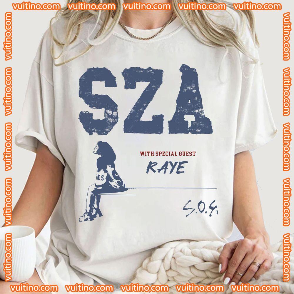 Sza Raye Sos Tour 2024 Double Sides Shirt