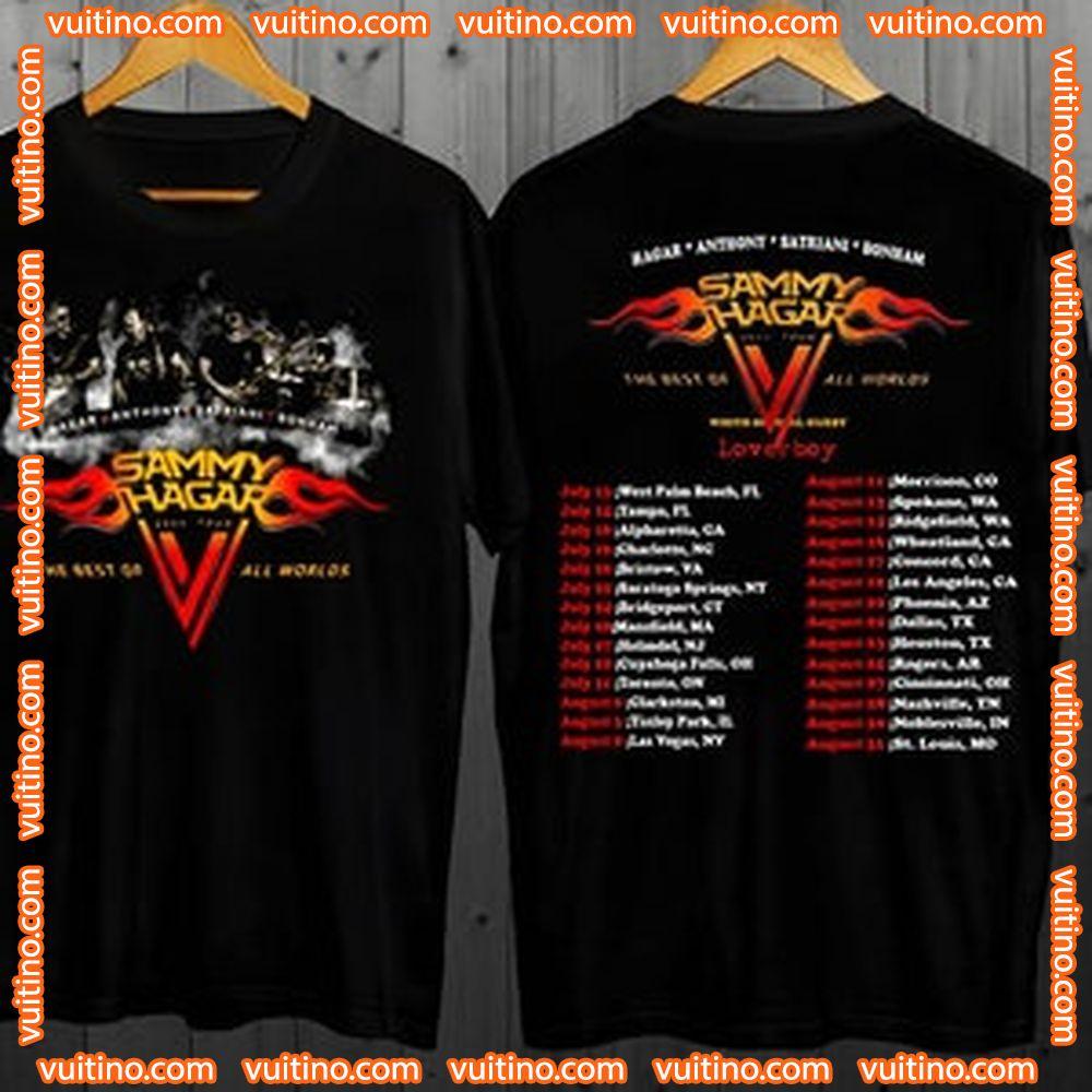 The Best Of All Worlds 2024 Tour The Red Rocker Double Sides Apparel