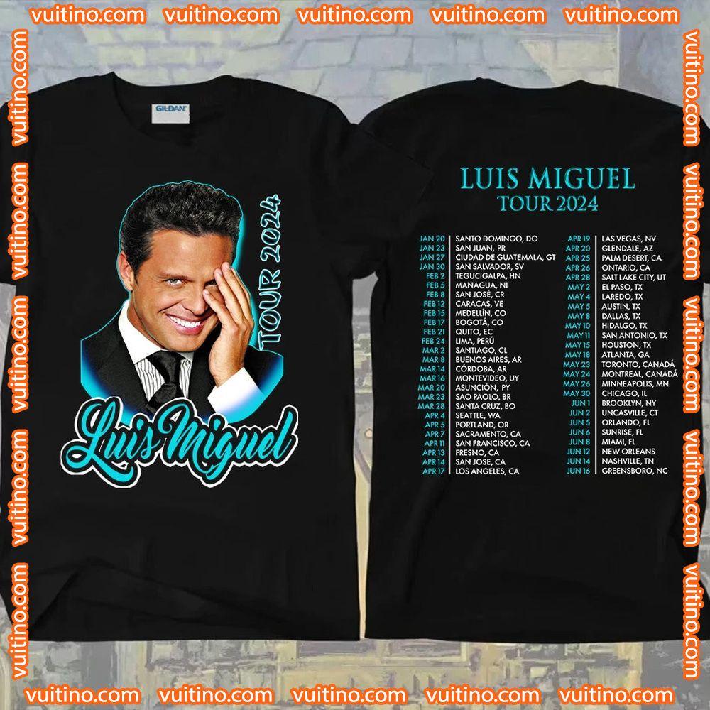 Updated 2024 Luis Miguel Tour Concert Double Sides Apparel