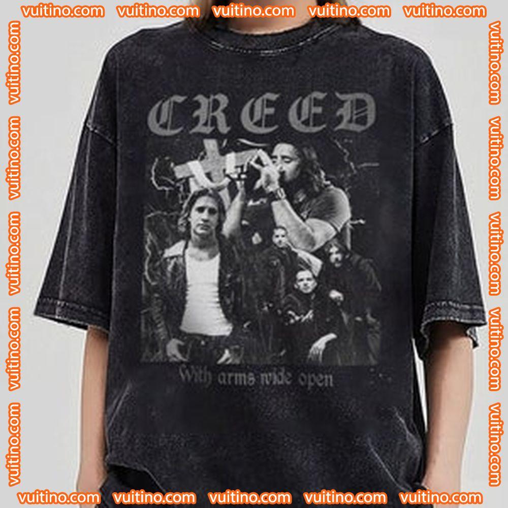 Vintage Creed Band Tour 2024 Double Sides Apparel