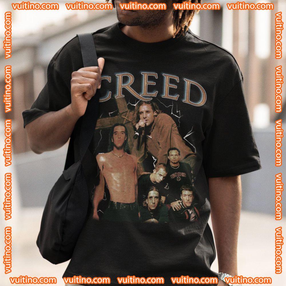 Vintageinspired Creed Unisex Tour 2024 Double Sides Merch