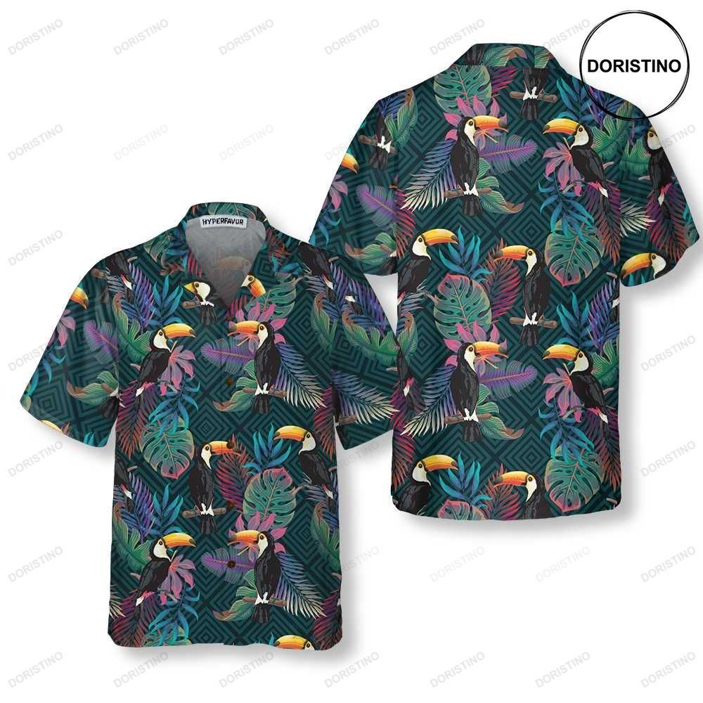 Summer Exotic Pattern With Toucan Bird Tropical Toucan Toucan Fo Awesome Hawaiian Shirt