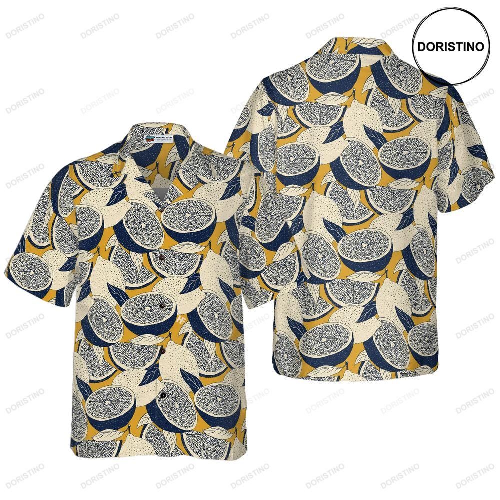 Summer Lemon Vintage Awesome Hawaiian Shirt