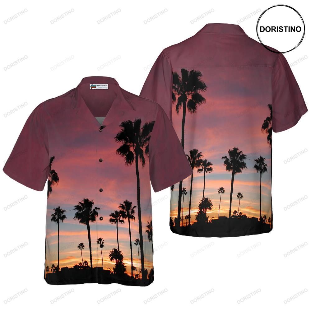 Sunset Venice Beach Men Limited Edition Hawaiian Shirt