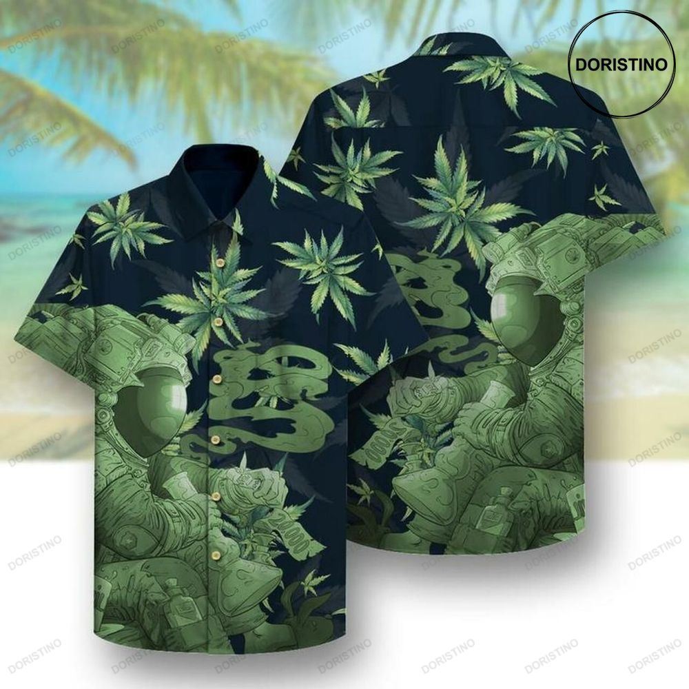 Super Stoned Astronaut Awesome Hawaiian Shirt