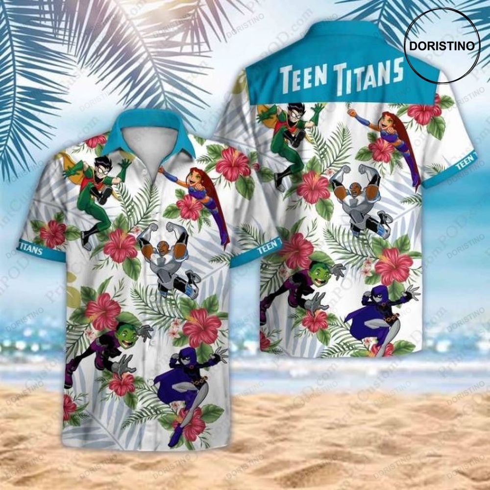 Teen Titans Hawaiian Shirt