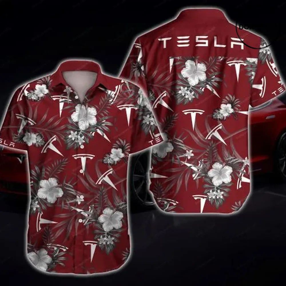 Tesla Hawaiian Shirt
