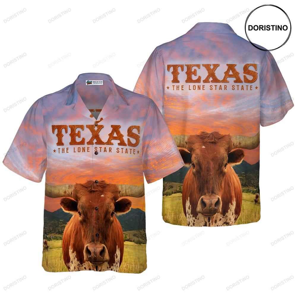 Texas Longhorn Bull Unique Texas For Texas Lovers Awesome Hawaiian Shirt