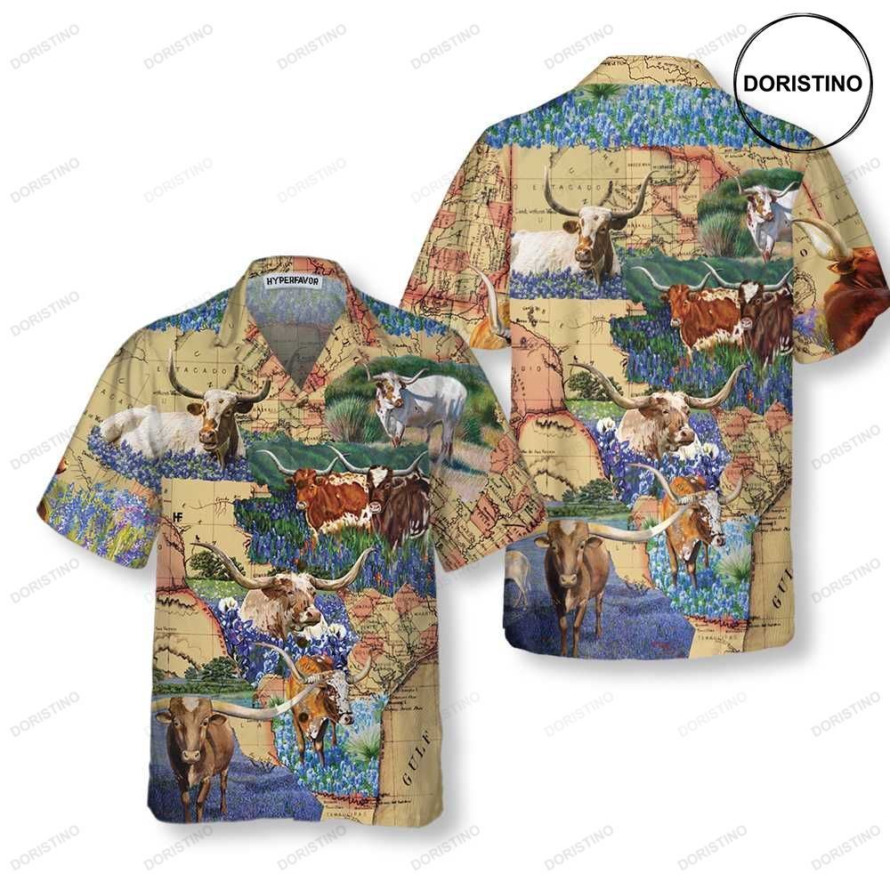 Texas Longhorn Unique Texas Gift For Texas Lovers Awesome Hawaiian Shirt