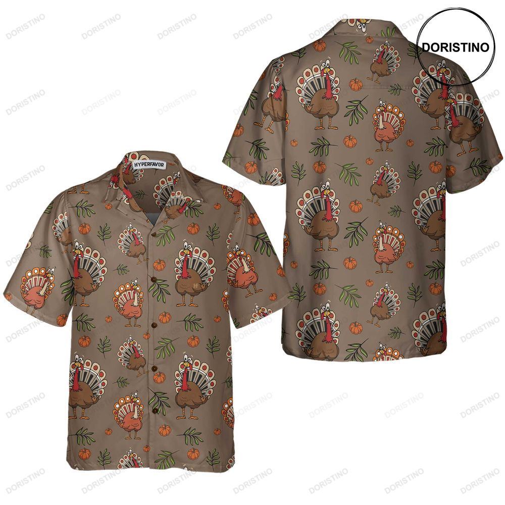 Thanksgiving Day Turkey Casual Thanksgiving Funny Turkey Gift For Thanksgiving Limited Edition Hawaiian Shirt