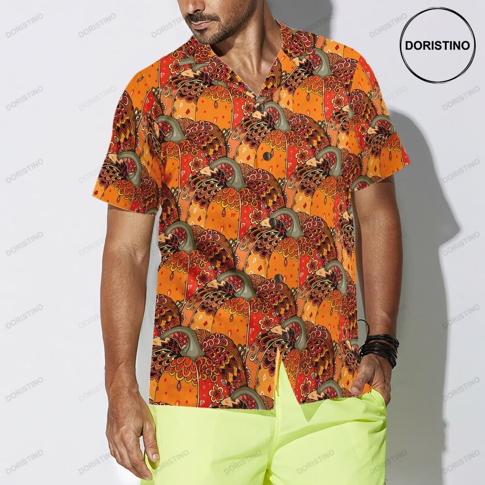 Thanksgiving Festive Pumkin Hawaiian Shirt