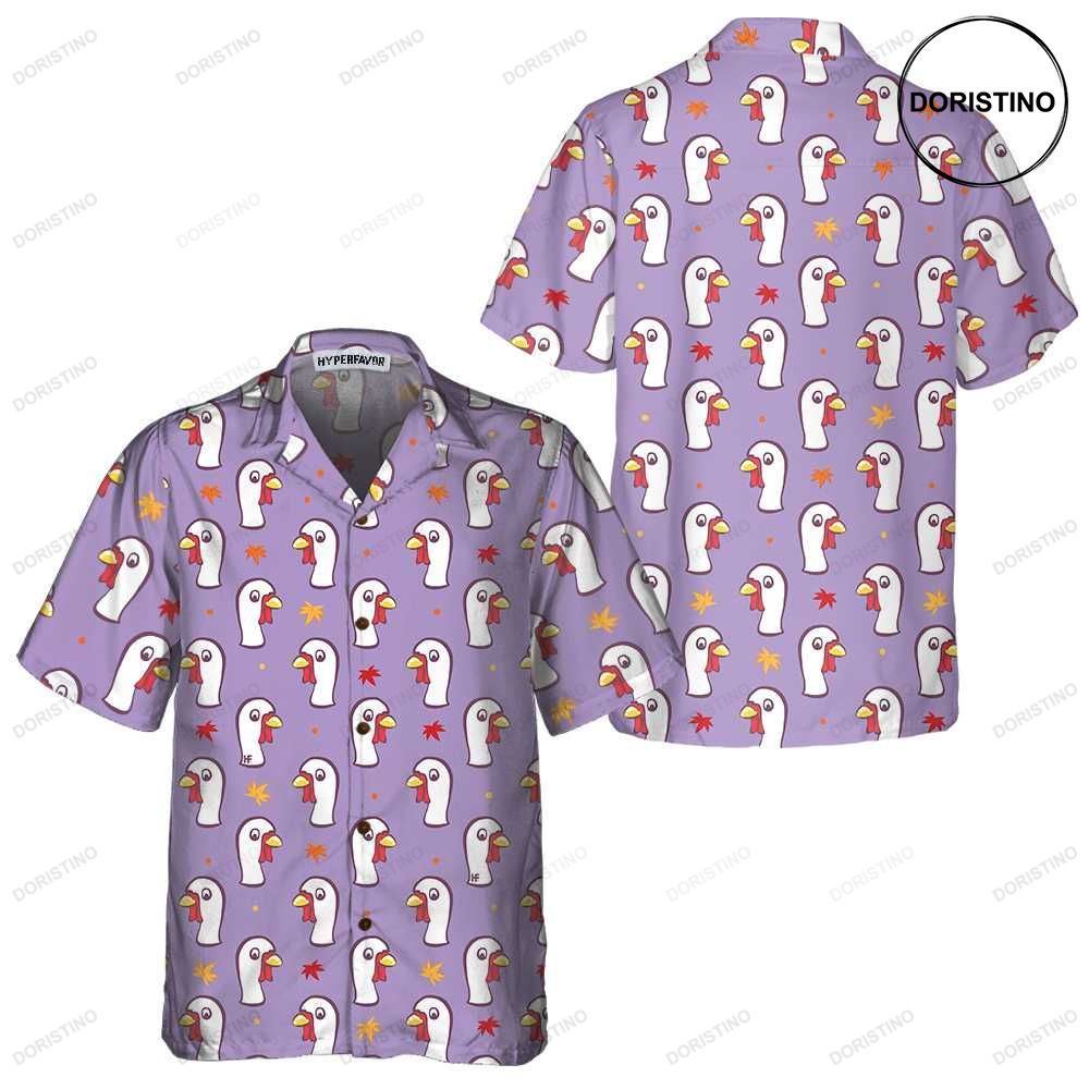 Thanksgiving White Turkey Gobble Gobble Best Gift For Thanksgiving Day Awesome Hawaiian Shirt
