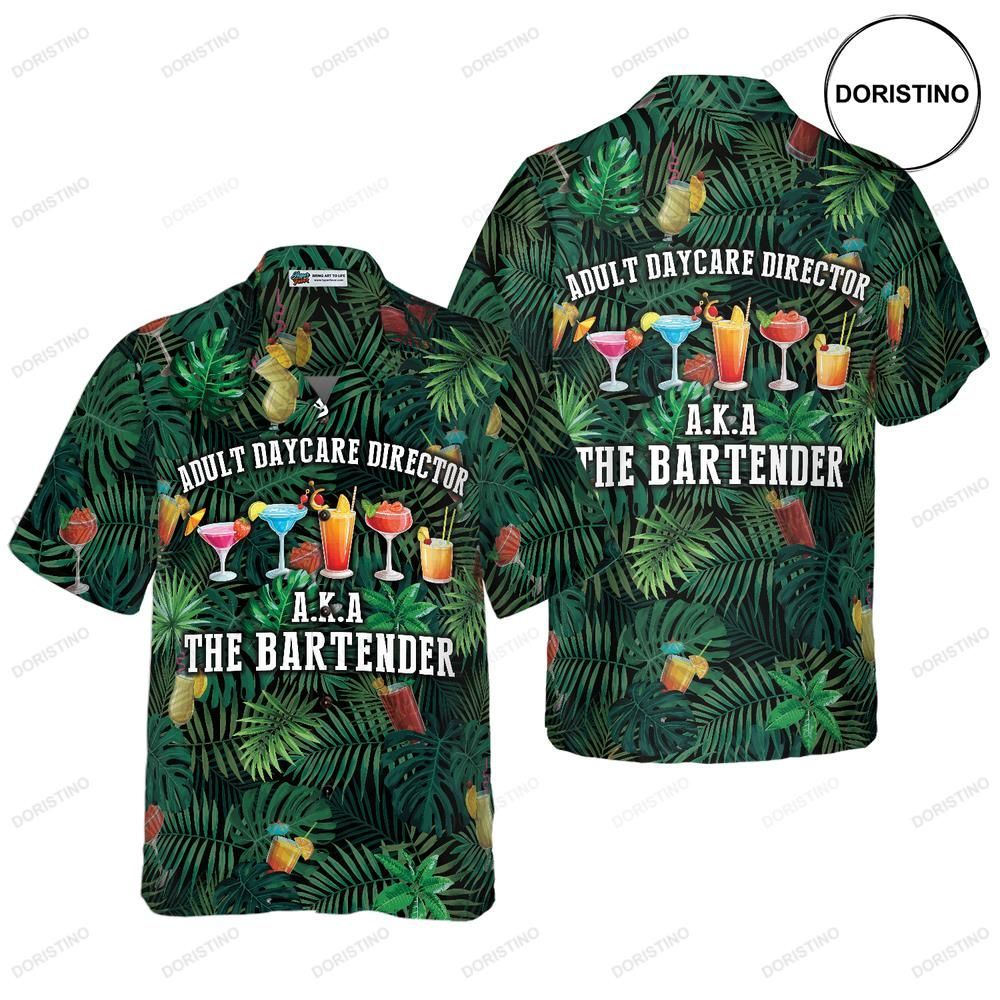 The Bartender For Men Limited Edition Hawaiian Shirt