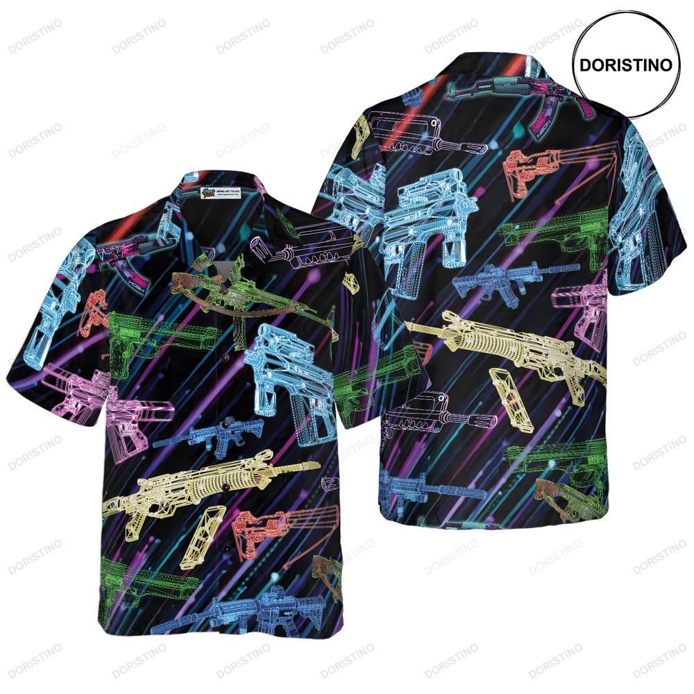 The Battle Is Calling Gun Awesome Hawaiian Shirt