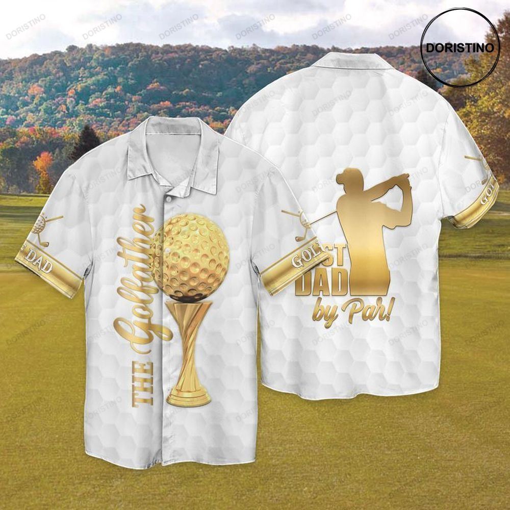 The Golffather Gold Limited Edition Hawaiian Shirt