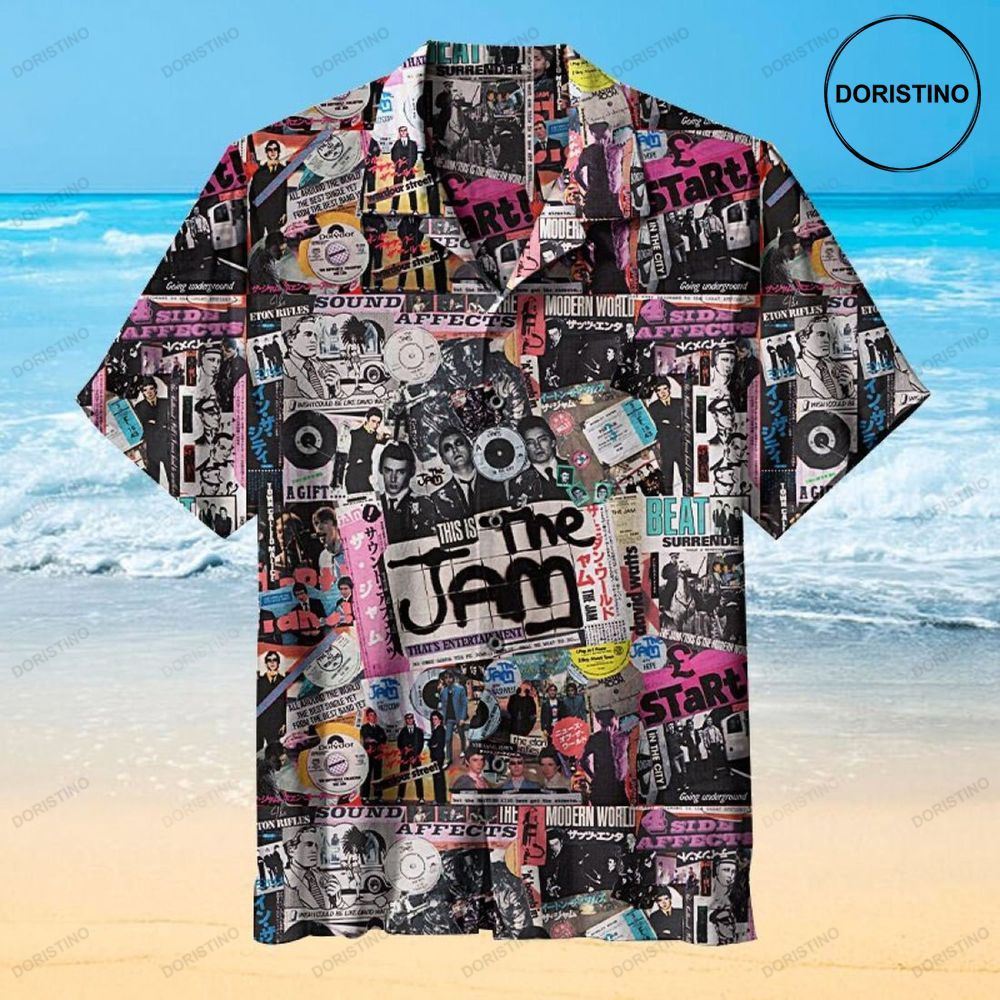 The Jam Retro 80s Beach Summer Hawaiian Shirt