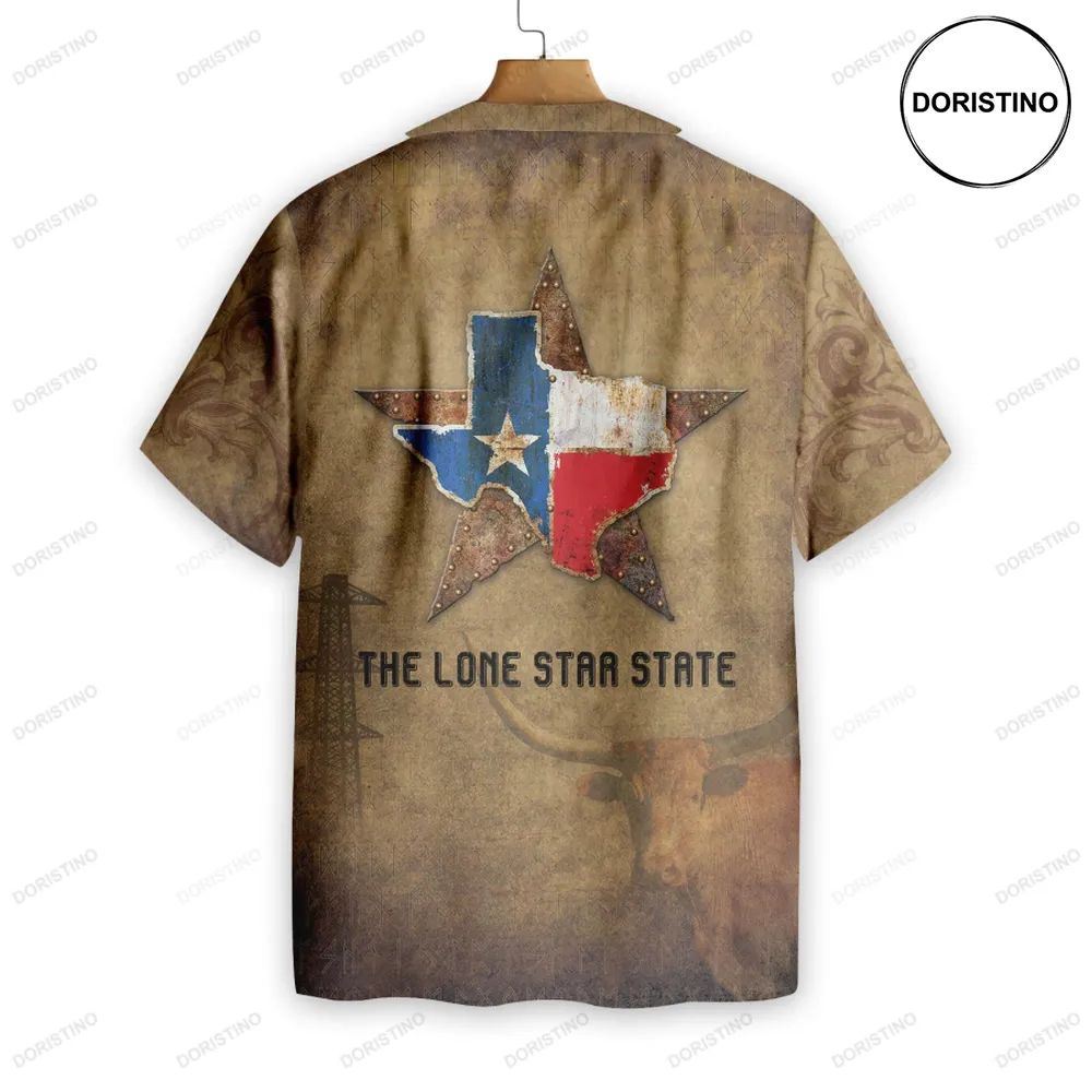 The Lone Star State Vintage Hawaiian Shirt