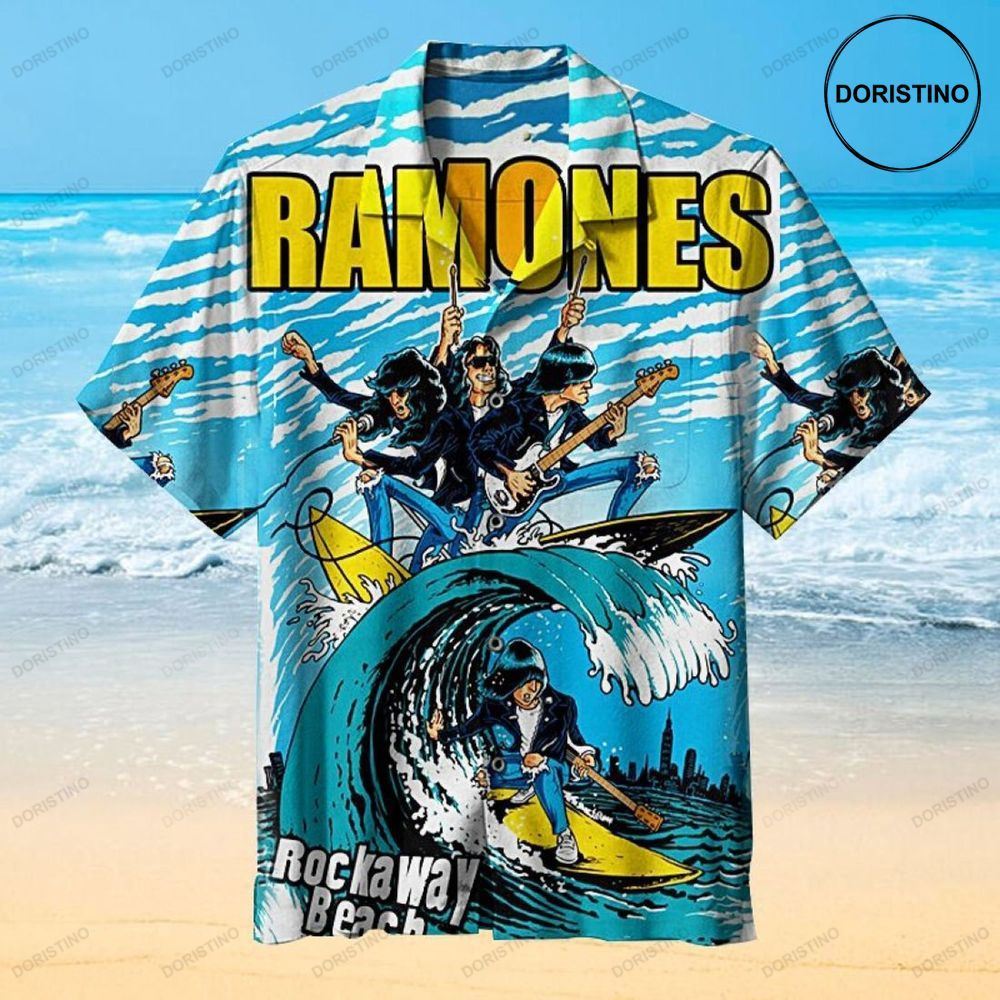 The Ramones Vintage Summer Hawaiian Shirt