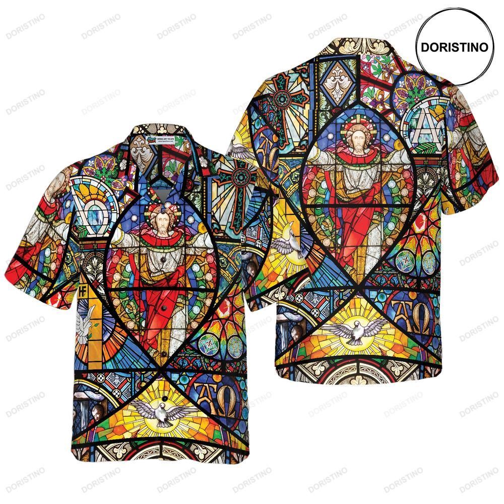 The Resurrection Of Jesus Colored Pattern Awesome Hawaiian Shirt