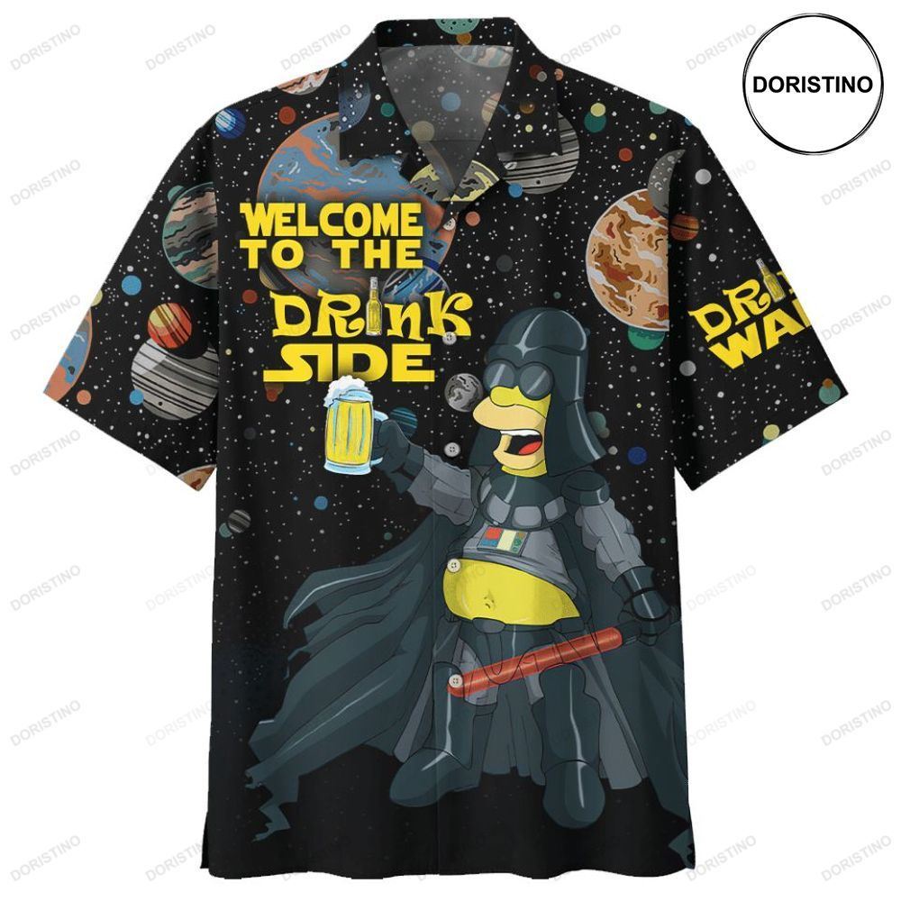 The Simpsons Welcome To The Drinks Side Hawaiian Shirt