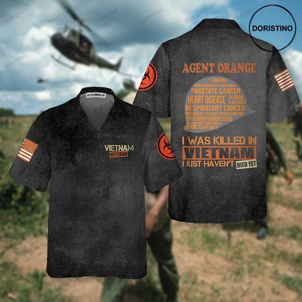 The War Is Over But The Battle Continues Agent Orange Dioxin Aloha For Men Awesome Hawaiian Shirt