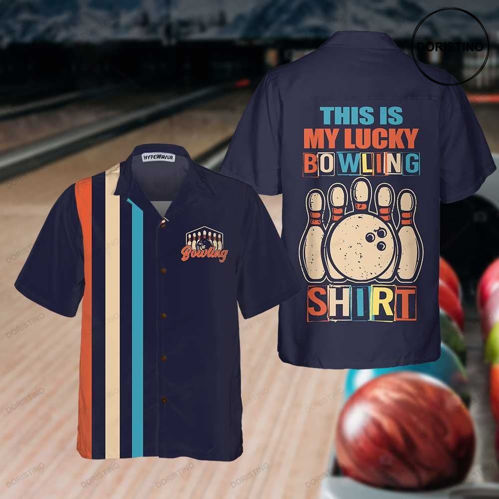 This Is My Lucky Bowling Colorful Bowling Ball Best Gift For Bowling Players Awesome Hawaiian Shirt