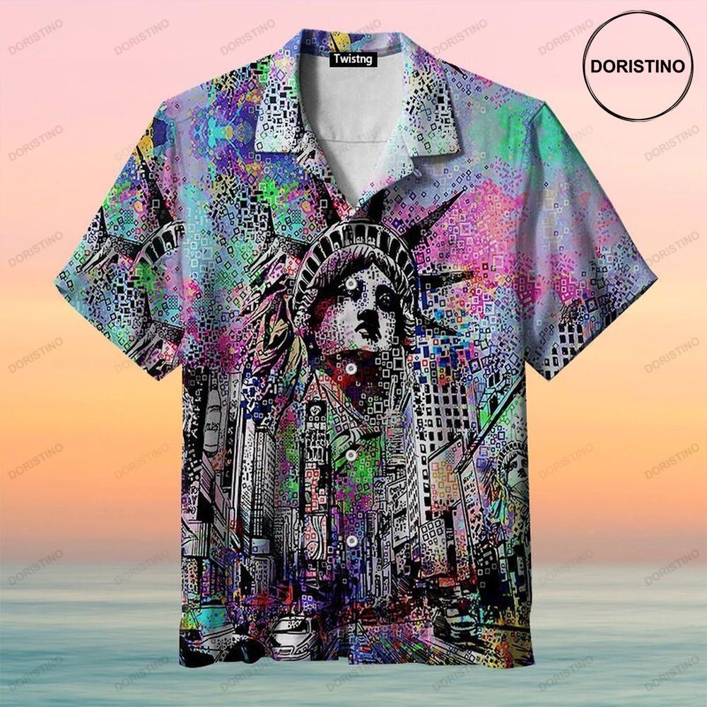 Time Square Graffiti Art Vintage Summer Limited Edition Hawaiian Shirt