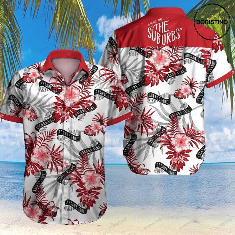 Tlmus Arcade Fire The Suburbs Awesome Hawaiian Shirt