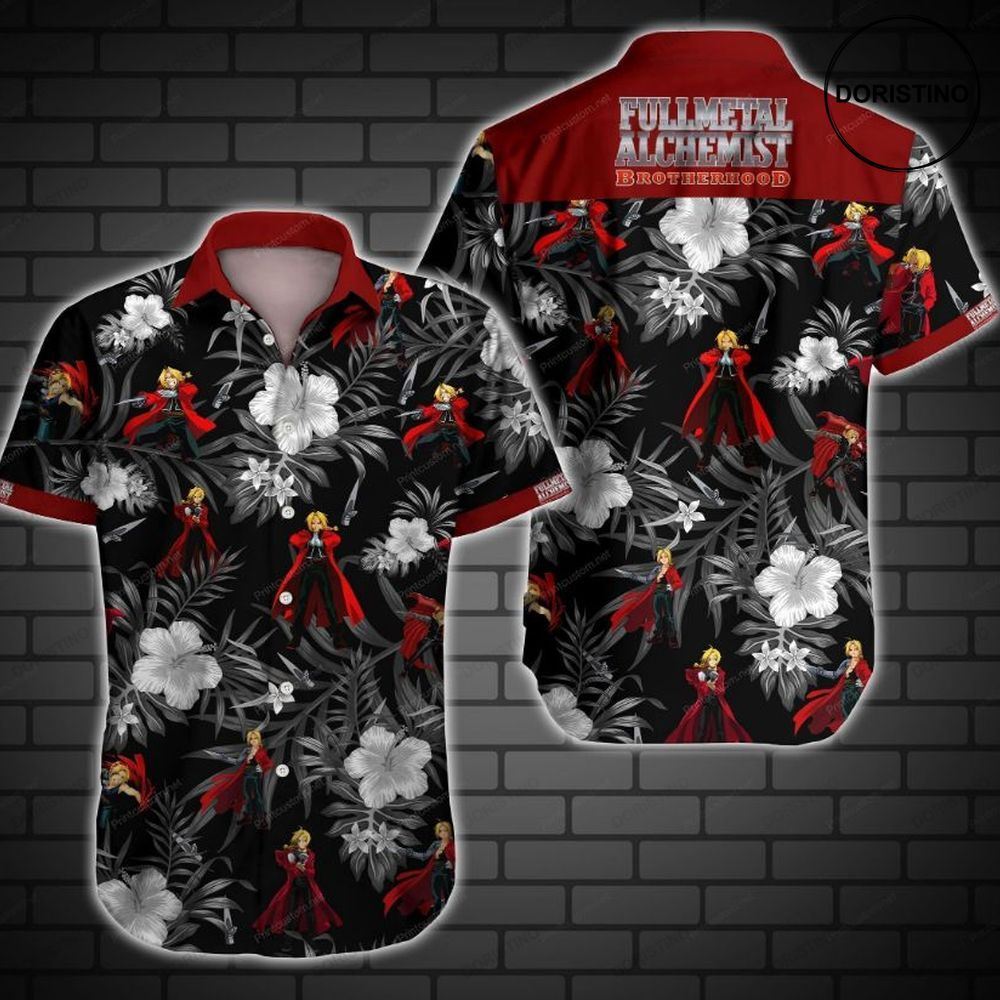 Tlmus Fullmetal Alchemist Brotherhood Awesome Hawaiian Shirt