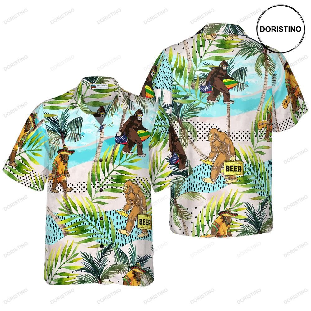 Tropical Bigfoot Summer Limited Edition Hawaiian Shirt