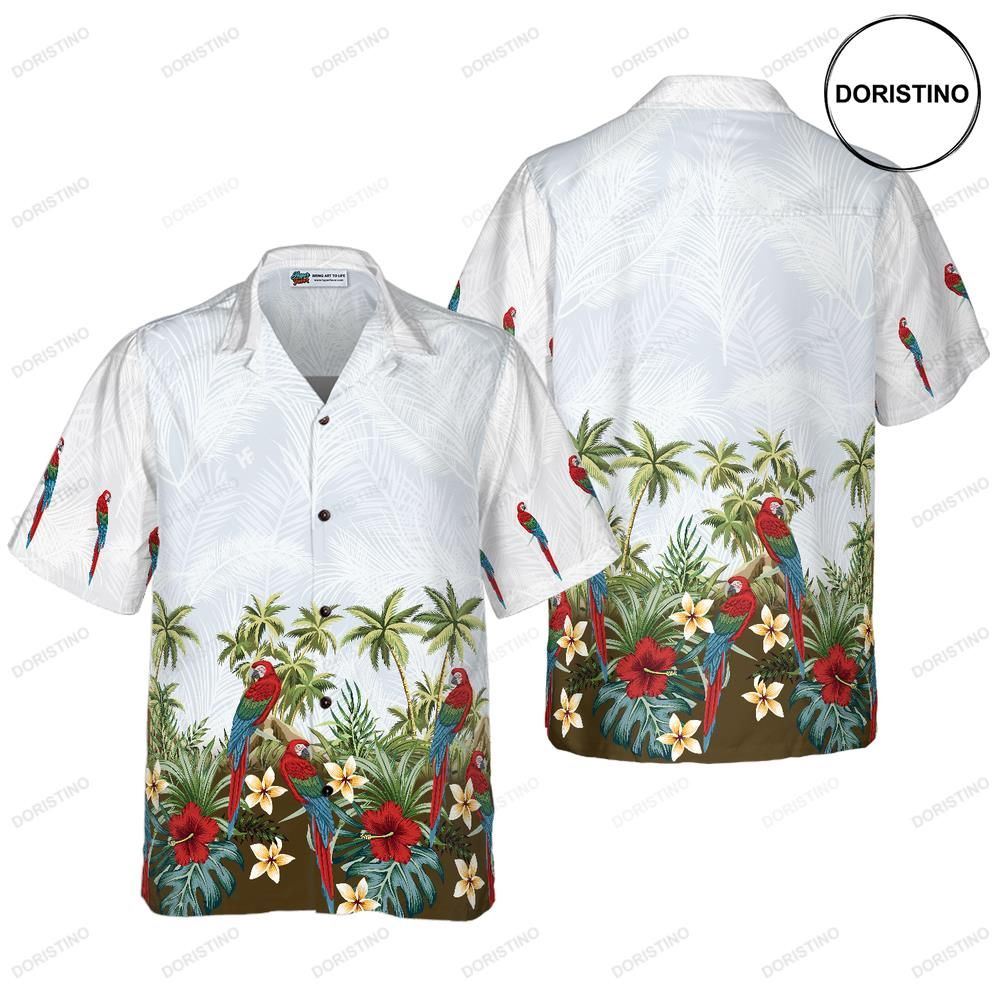 Tropical Island Parro For Men Limited Edition Hawaiian Shirt