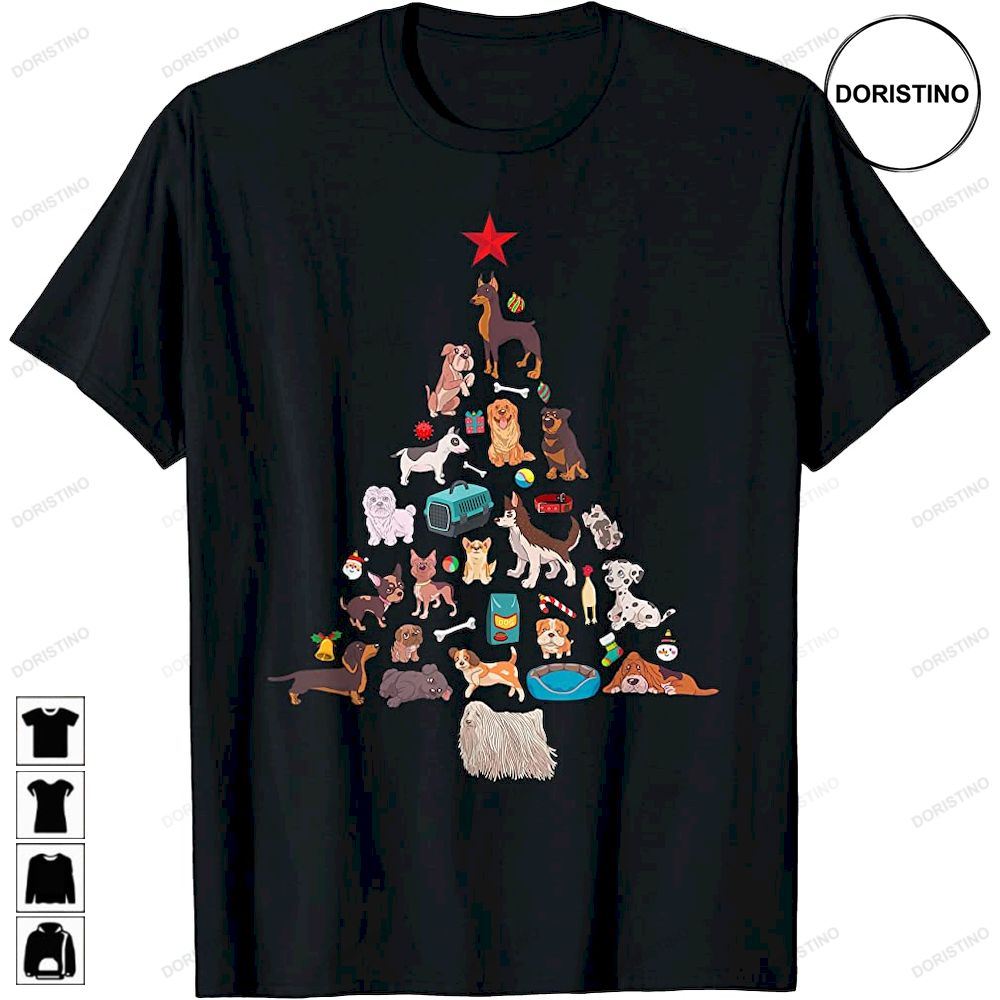Dog Christmas Tree For Dog Lover Awesome Shirts