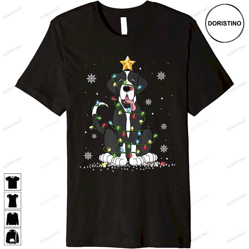 Dog Christmas Tree Lights Pajama Dog Lover Xmas Family Trending Style