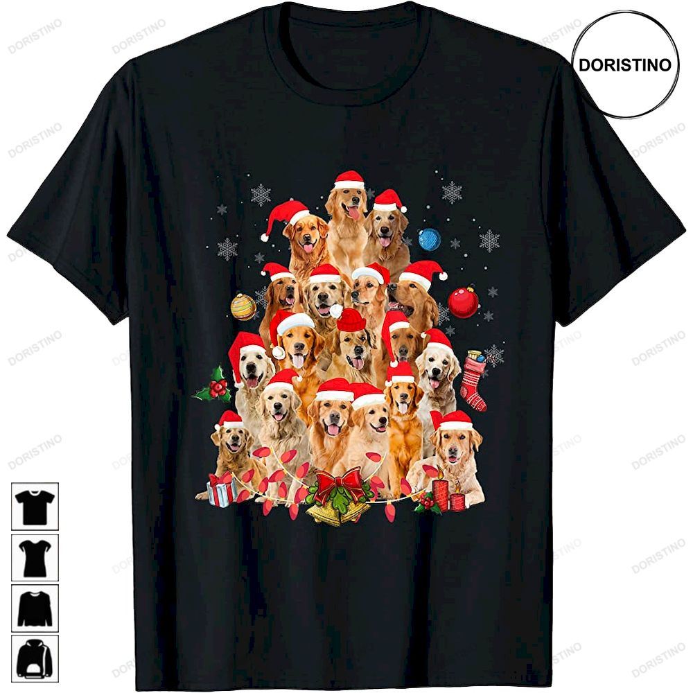 Dog Christmas Tree Pajama Matching Family Santa Xmas Gifts Limited Edition T-shirts