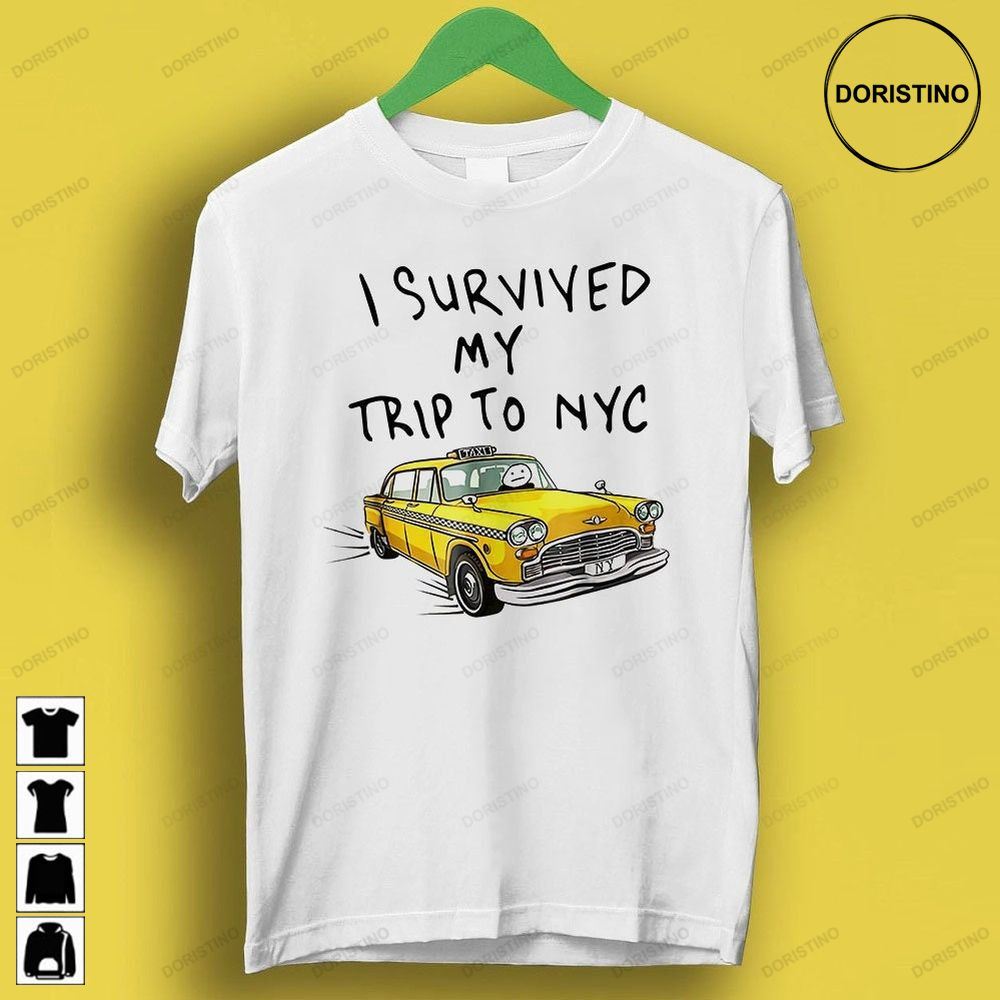 I Survived My Trip To Nyc New York City Yellow Taxi Trending Style