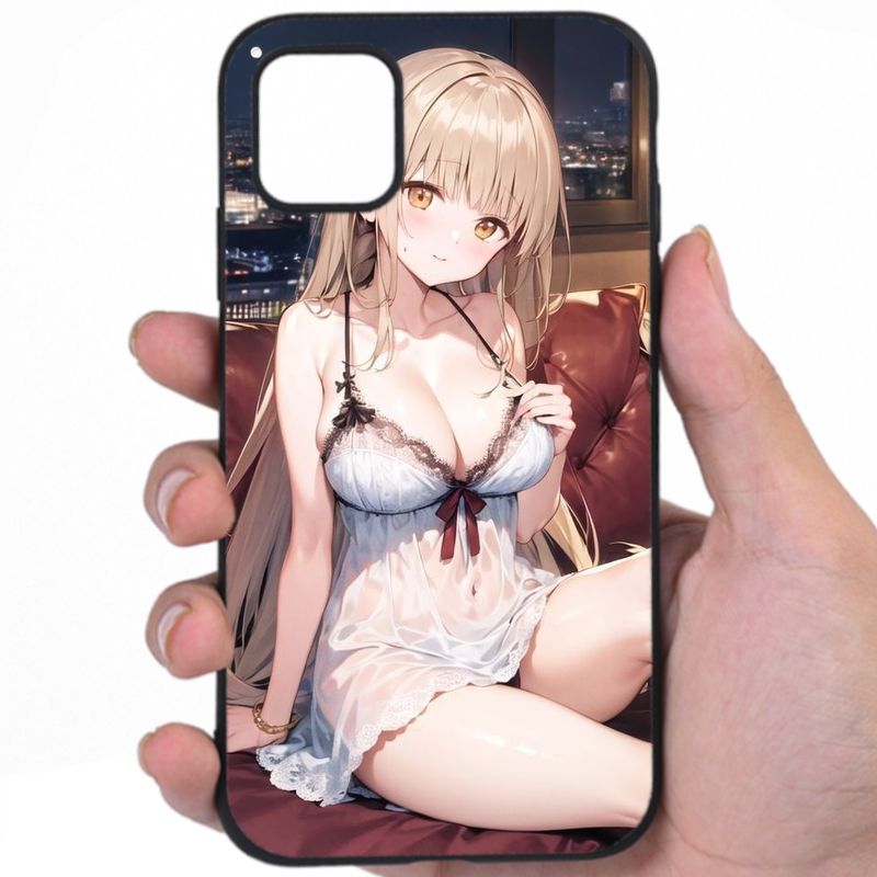 Anime Kawaii Sensual Elegance Hentai Fine Art Phone Case