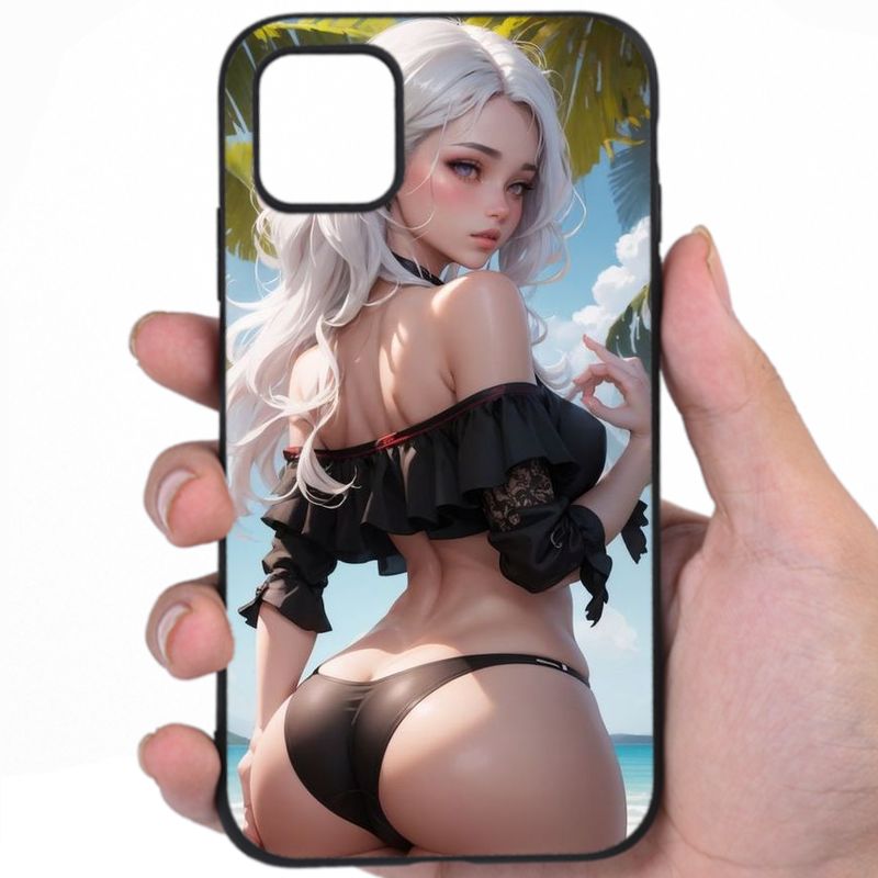 Anime Kawaii Smoldering Looks Hentai Fine Art Awesome Phone Case