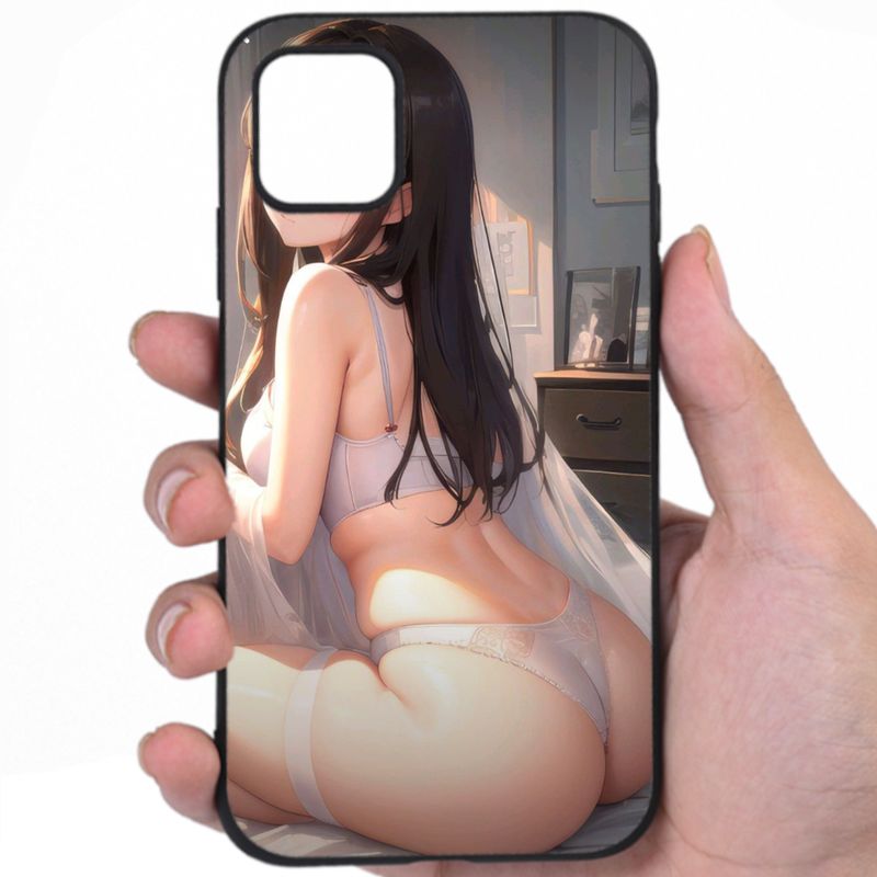 Anime Kawaii Smoldering Looks Hentai Mashup Art Awesome Phone Case