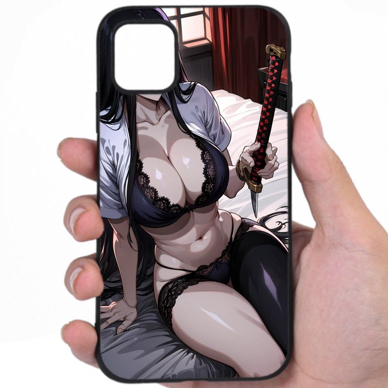 Anime Kawaii Steamy Presence Sexy Anime Fine Art iPhone Samsung Phone Case