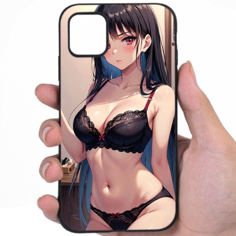 Anime Kawaii Sultry Beauty Hentai Mashup Art iPhone Samsung Phone Case