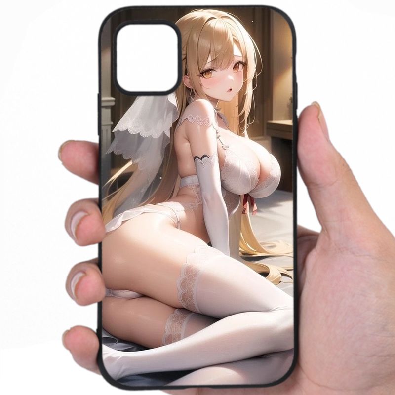 Anime Kawaii Sultry Beauty Sexy Anime Fan Art Ioysy iPhone Samsung Phone Case
