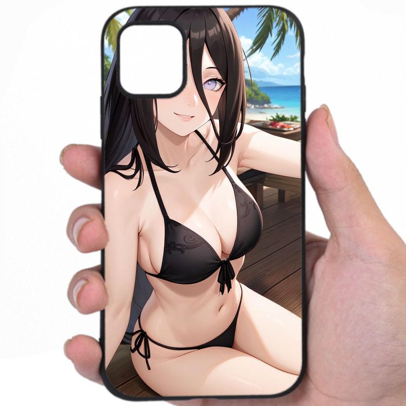 Anime Kawaii Sultry Beauty Sexy Anime Mashup Art Awesome Phone Case