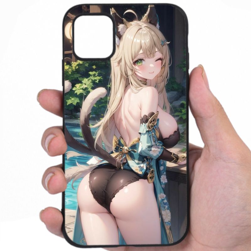 Anime Kawaii Tantalizing Aura Sexy Anime Mashup Art Phone Case