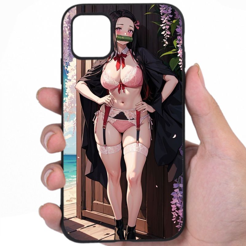Anime Kawaii Tempting Gaze Sexy Anime Fine Art Xzxax Awesome Phone Case