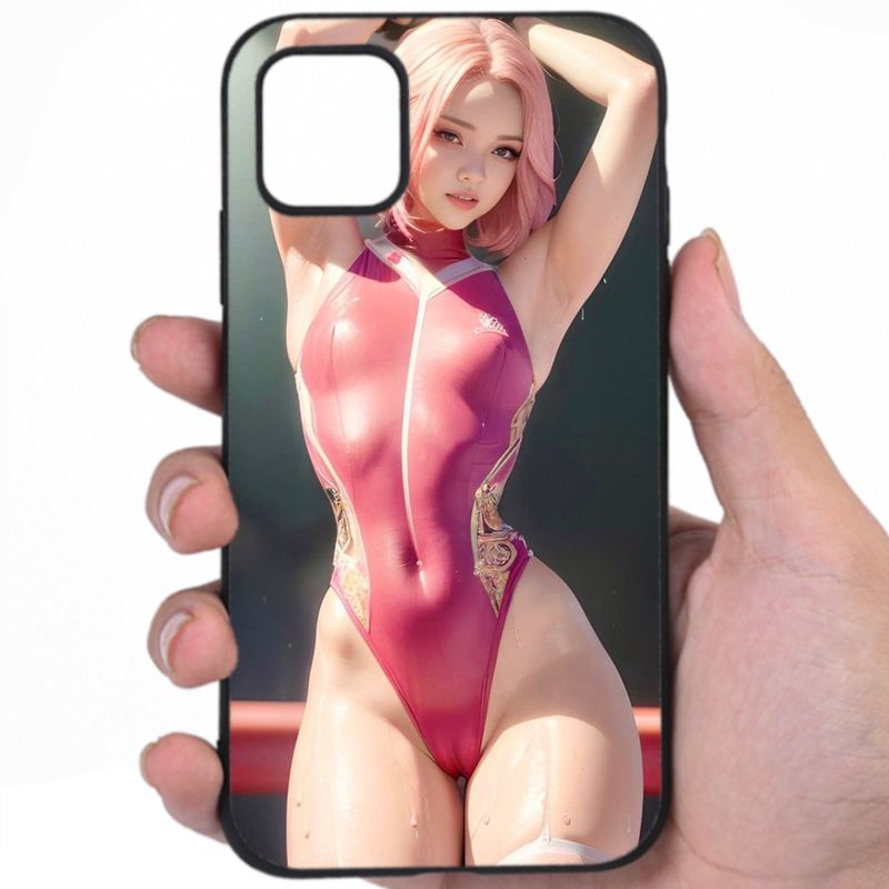 Anime Kawaii Voluptuous Figure Sexy Anime Art iPhone Samsung Phone Case