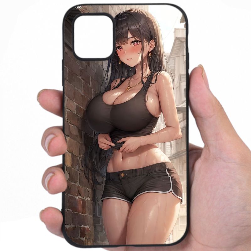 Anime Kawaii Voluptuous Figure Sexy Anime Fan Art iPhone Samsung Phone Case