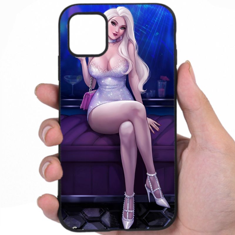Elsa Frozen Alluring Curves Hentai Artwork Lvvbg Phone Case