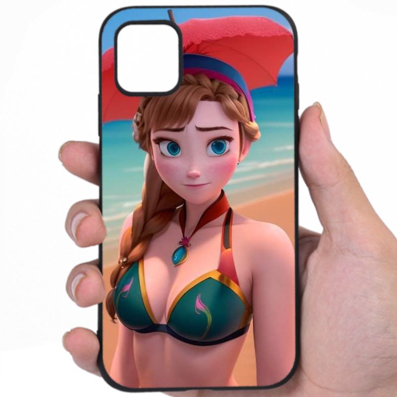 Elsa Frozen Alluring Curves Hentai Design Pphuj iPhone Samsung Phone Case